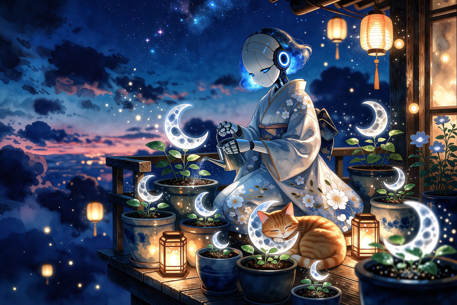 AI generated art on Mage
