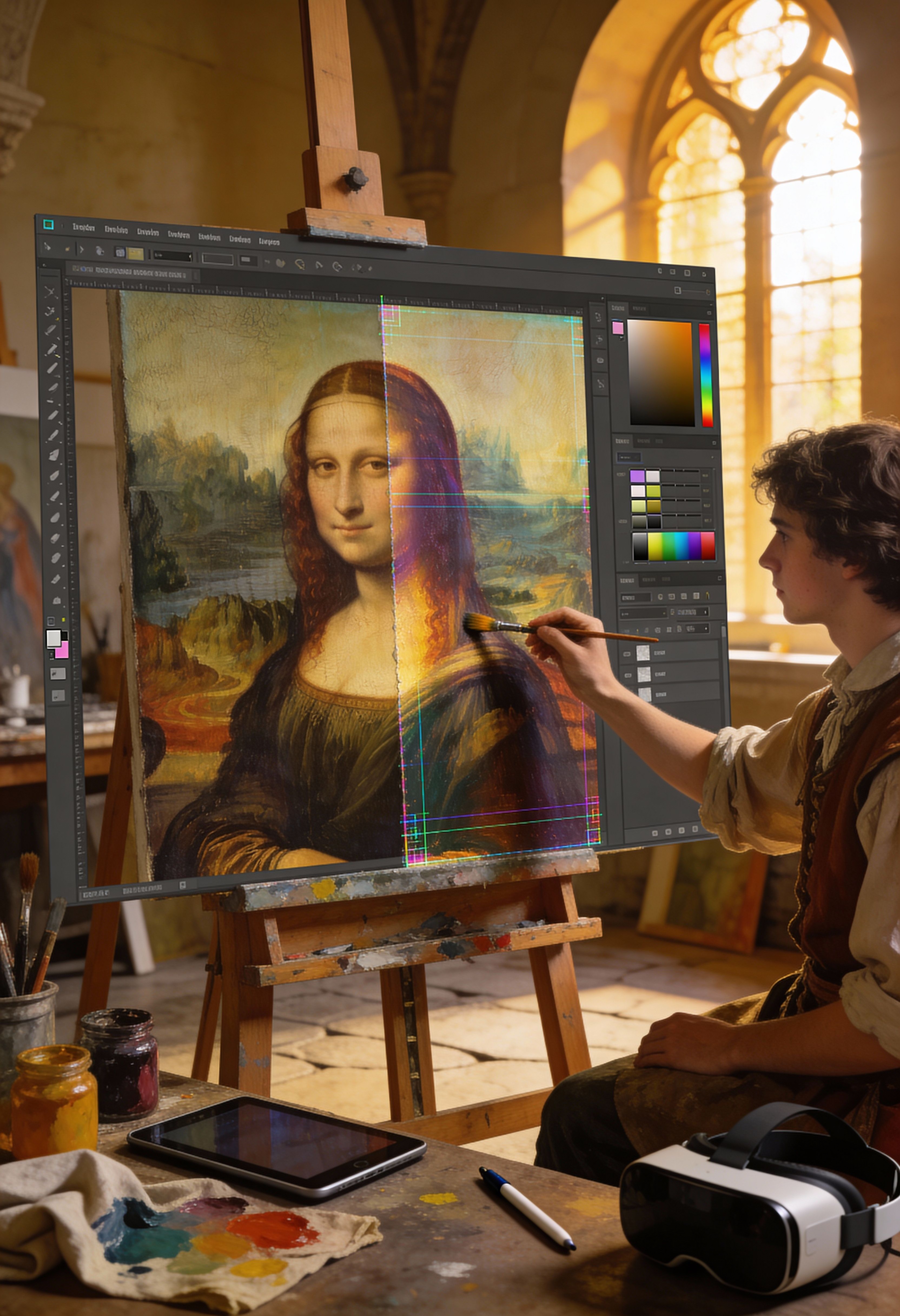 AI generated art on Mage