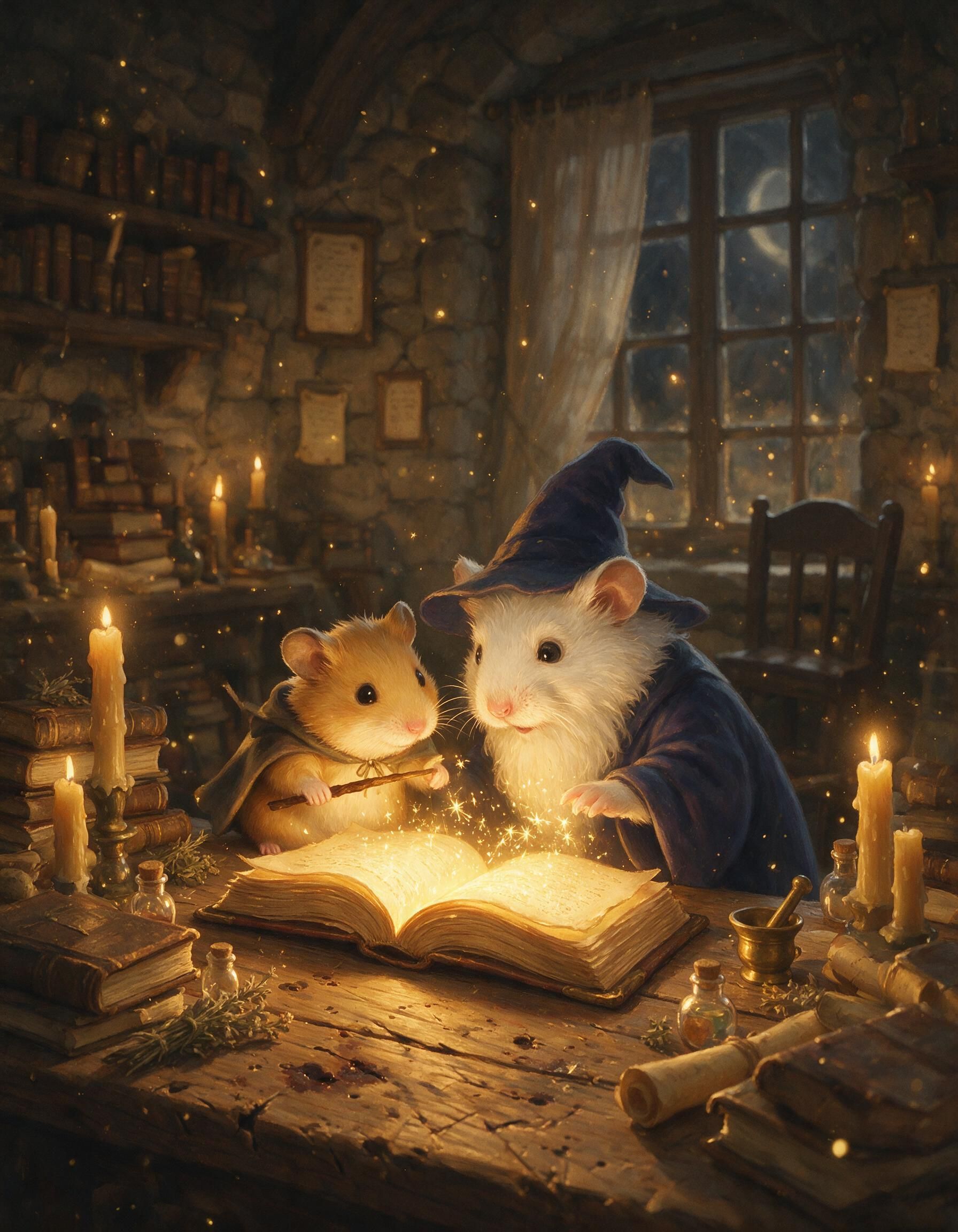 AI generated art on Mage