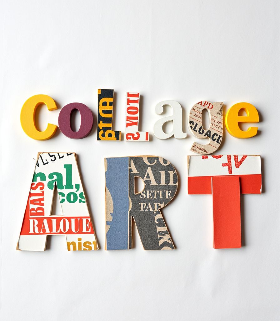 Collage Art Text | Mage